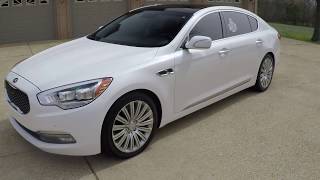 West TN 2015 Kia K900 V8 Pearl White used for sale info www sunsetmotors com [upl. by Antonino504]