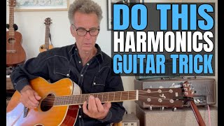 Easy Guitar Harmonics Trick [upl. by Lymann]