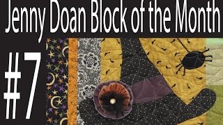 Jenny Doan Block of the Month BOTM 7 Missouri Star Quilt Company [upl. by Nipahc]