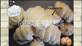 Recette de meringues [upl. by Aikam]