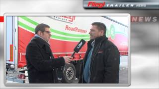 Fliegl Trailer News Gardinensattel Green light [upl. by Ulrikaumeko]