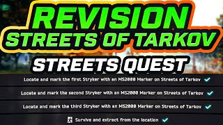 Revision  Streets of Tarkov  Streets of Tarkov Quest Guide Patch 13 [upl. by Griffin]