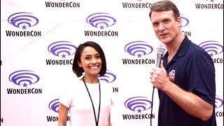 Myrna Velasco Interview for DC Super Hero Girls at WonderCon 2019 [upl. by Anelah852]