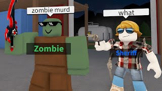 Murder Mystery 2 Funny Moments Noob Inno [upl. by Alyakam305]