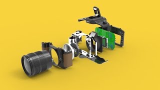 DSLR Camera  Components Animation [upl. by O'Mahony]