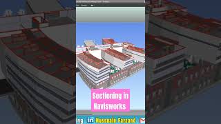 sectioning in Navisworks bim sectioning navisworks hussnainfarzand tutorial design civileng [upl. by Lleuqar254]