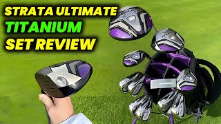 Strata Ultimate Titanium Women’s Set Review 2024 Forgiving Irons for Beginner Women Golfers [upl. by Francis261]