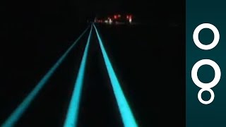 Smart Glowing and Artistic Highway in Netherlands  HiTech [upl. by Hewet]