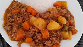 CARNE MOÍDA COM BATATAS E CENOURA [upl. by Iznik243]