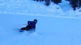 Skiing in Cavalese Alpe Cermis with Marcorando 🇮🇹 [upl. by Enidaj]