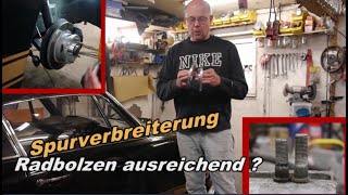 Porsche Spurverbeiterung Brauch ich längere Bolzen Track wideningDo we need longer wheel bolts [upl. by Raddy196]