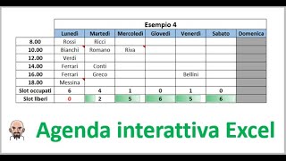 Utilizzare unagenda interattiva creata in Excel [upl. by Aleiram]