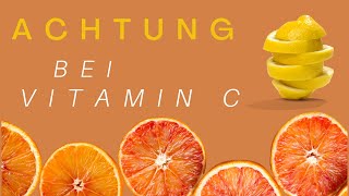 ACHTUNG Ascorbinsäure verursacht Nierensteine  DAS musst Du bei der VITAMIN C Einnahme beachten [upl. by Anaerb]