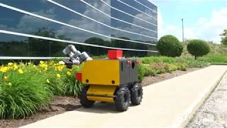 Strawberry Picking Robot Demo  Husky UGV  UR5 Integration [upl. by Atthia]