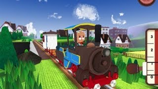 Toca Train Eisenbahn Spiel für Kleinkinder  Beste Kinder Apps [upl. by Yahsat]