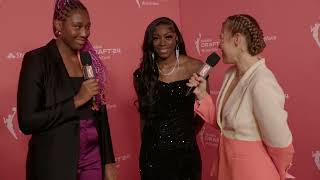 2024 WNBA Draft Orange Carpet [upl. by Dumah]