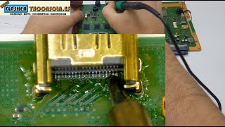 Reparar WLOD hdmi ps4 fat cuh1004a proceso completo [upl. by Ardisj]