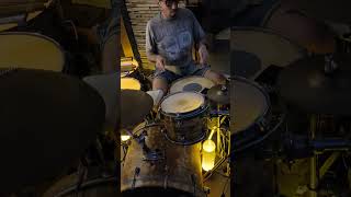 MOMENTO do aluno MÁRCIO G 🥁 andrebragarj latindrumgroove latindrumgrooves drumsolo drummer [upl. by Najib]