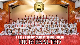 EFKS Porirua Sunday School Choir  He Is Exalted [upl. by Hcaz]