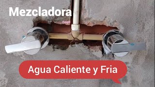 Cómo Instalar Mezcladora Para Agua Caliente y Fría [upl. by Bathilda]