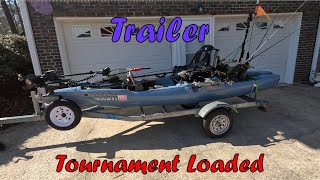 Kayak Trailer amp Fully Loaded Tournament Setup [upl. by Demy316]