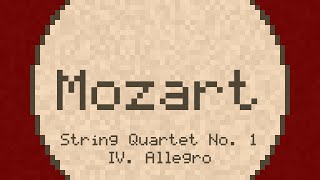 String Quartet No 1 in G major IV Allegro  Mozart  ChipTune [upl. by Benoite28]