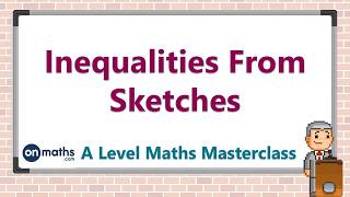 Inequalities From Sketches  A Level Maths Masterclass P36 [upl. by Darraj]