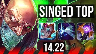 SINGED vs GAREN TOP  NA Master  1422 [upl. by Rudolph]