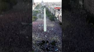 Así celebraron los argentinos la Copa del Mundo en Buenos Aires [upl. by Semele902]