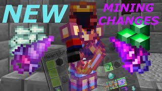 Everything NEW with MINING Hypixel Skyblock [upl. by Yentirb]