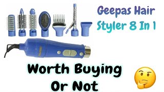 Geepas 8in 1 Hair Styler Introduction amp Uses  Full Detailed hvideo  Worth Buying or Not [upl. by Derf]