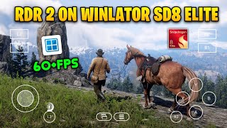 Finally Red Dead Redemption 2 60FPS On Mobile Offline  Winlator Alpha Android Snapdragon 8 Elite [upl. by Prentiss]