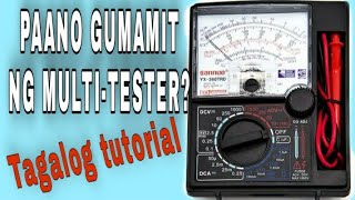 MULTITESTER TAGALOG TUTORIAL  ANALOG [upl. by Clausen]