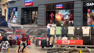 SPORTS DIRECT NEW TRENDS FOURTH FLAGSHIP STORE IN UK A FULL VISIT HUGO BOSS NIKE ADIDAS PS5 [upl. by Dyraj]