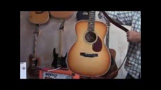 Collings OM2H Custom Deep Body Demo [upl. by Akemit]