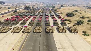 Israeli Secret Weapon Supply Convoy Destroyed by Irani Fighter Jets Drone amp Helicopter GTA V [upl. by Peers]