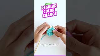 How to Crochet 🧶 Changing Colors  Beginner Amigurumi Tutorial [upl. by Nylitak234]