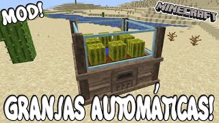 GRANJAS AUTOMÁTICAS Minecraft 1192 MOD MULTIPART MACHINES FARMING [upl. by Dave613]