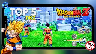 Top 5 Best Dragon ball Games for android amp iOS in 2023  High Graphics Offline  Online  Hindi [upl. by Adalbert]