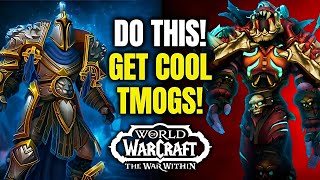 DO THIS NOW Get Tons Of Cool Transmogs Super Easily Dont Miss Out WoW The War Within  1105 [upl. by Coleville]