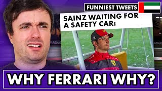 The Funniest Tweets from the 2023 Abu Dhabi Grand Prix [upl. by Lashonde502]