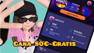 🛑social tournaments👉🏼KYC y Retiro 😎🤑Gana dinero GRATIS [upl. by Nailluj]