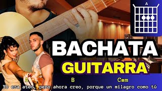 BACHATA en GUITARRA Tutorial ATEO [upl. by Assirahs]