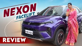 2023 Tata Nexon Facelift In Telugu  Nexon Facelift Car Review In Telugu  Anuradha  V automobiles [upl. by Wiersma]