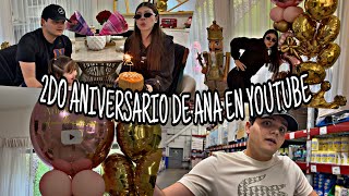 DÍA DE REGALOS Y CHUCHERIAS PARA ANA POR SU 2DO ANIVERSARIO EN YOUTUBE ELKC [upl. by Oliviero]