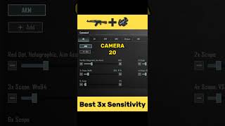 🔥3x Zero Recoil sensitivity  3x no Recoil Spray  3x Zero Recoil Sensitivity with non Gyroscope [upl. by Tiloine]