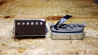 Unboxing Montys Guitars PAF Replica Vintage Pickups [upl. by Elodea]