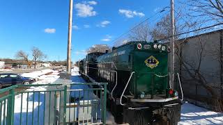 NYAR 159 and 271 back into the Yaphank pocket track to couple to their cars [upl. by Still]