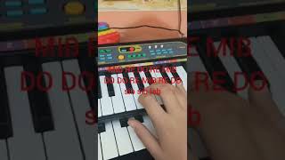 POVERO GABBIANO GIANNI CELESTE EASY PIANO TUTORIAL [upl. by Arhaz]