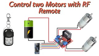 Wireless Motor Control with 433MHz Remote and Receiver [upl. by Nally]